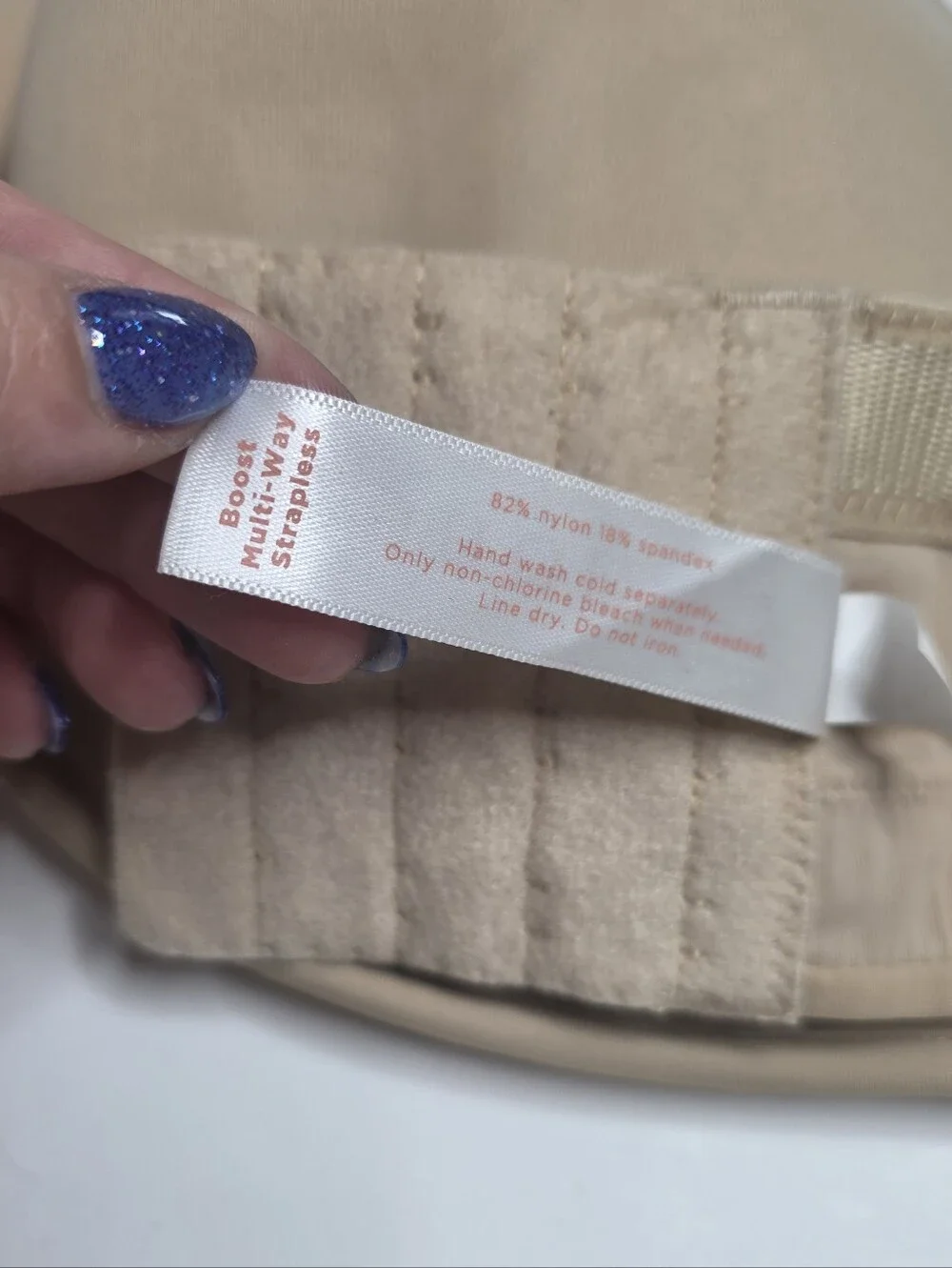 Cacique Boost Tan Strapless Bra 34DDD